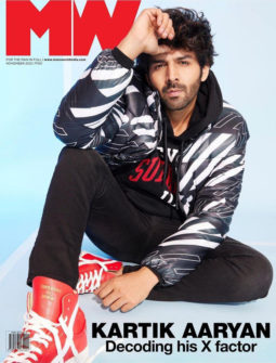 Kartik Aaryan on the cover of Man’s World, Nov 2021