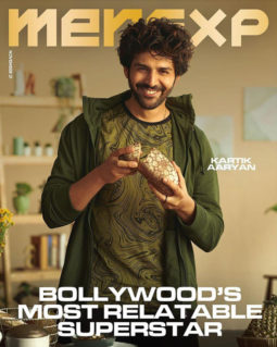 Kartik Aaryan on the cover of MensXP magazine