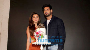 Photos: Ahan Shetty snapped celebrating Tara Sutaria’s birthday as they promote the film Tadap at Mehboob Studio