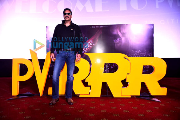Photos: Ajay Devgn snapped at song launch of RRR at PVR Plaza in New Delhi Photos: Ajay Devgn snapped at song launch of RRR at PVR Plaza in New Delhi