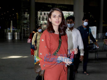 Photos: Saiyami Kher and Aditi Rao Hydari snapped at the airport
