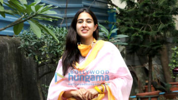 Photos: Sara Ali Khan snapped at Anand L Rai office in Andheri