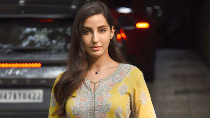 Snapped: Nora Fatehi at HRX office in Juhu, Mumbai
