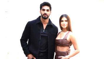 Spotted: Ahan Shetty and Tara Sutaria promoting Tadap