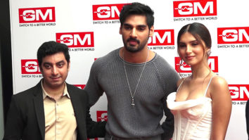 Spotted: Ahan Shetty and Tara Sutaria promoting Tadap at Mehboob studio