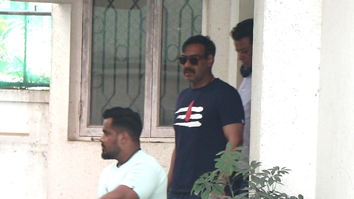 Spotted: Megastar Ajay Devgn at Sunny Super Sound in Juhu, Mumbai
