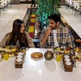 Tadap stars Ahan Shetty and Tara Sutaria relish Gujarati thali during promotions in Ahmedabad!