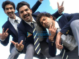 On the Sets of the movie 83