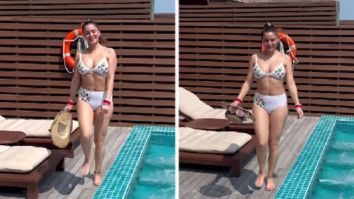 Kundali Bhagya actress Shraddha Arya stuns in white bikini while on honeymoon with Rahul Nagal in Maldives