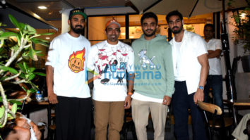 Photos: Ahan Shetty, KL Rahul and others spotted at a cafe in Bandra