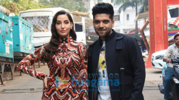 Photos: Nora Fatehi, Malaika Arora and Guru Randhawa snapped on the sets of India’s Best Dancer