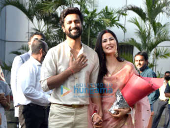 Photos: Vicky Kaushal and Katrina Kaif snapped at Kalina airport