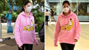 Katrina Kaif returns to Mumbai after celebrating Lohri with husband Vicky Kaushal in Indore