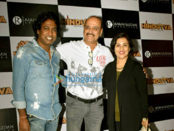 Photos: Aashiesh Sharrma, Sonarika Bhadori, Anup Jalota and others at the special screening of Karan Razdan's film Hindutva