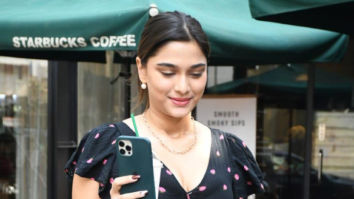 Photos: Saiee Manjrekar spotted at Starbucks in Andheri