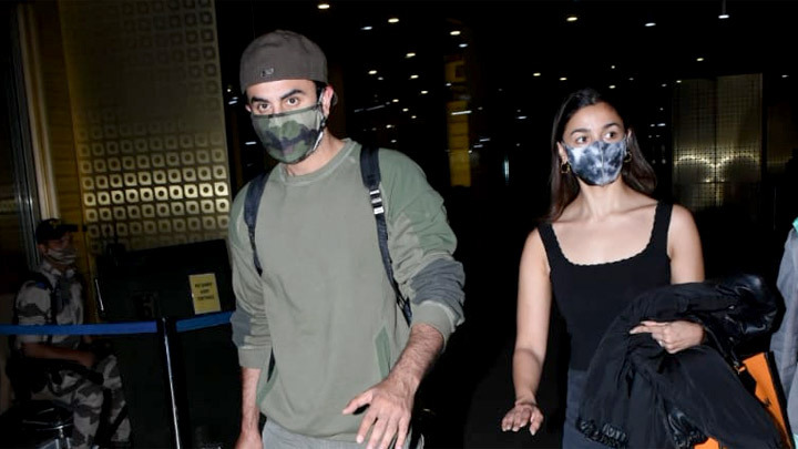 Spotted: Ranbir Kapoor, Alia Bhatt, Ananya Panday, Ishaan Khatter and Kajal Aggarwal with husband at airport