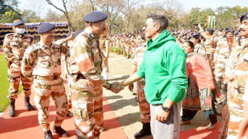 Akshay Kumar spends time with ITBP Jawans; plays volleyball match