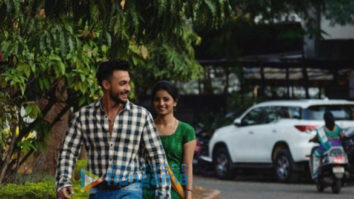 On the sets of the movie Antim – The Final Truth