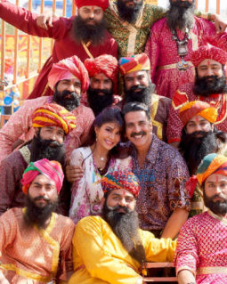 On The Sets Of Bachchhan Paandey