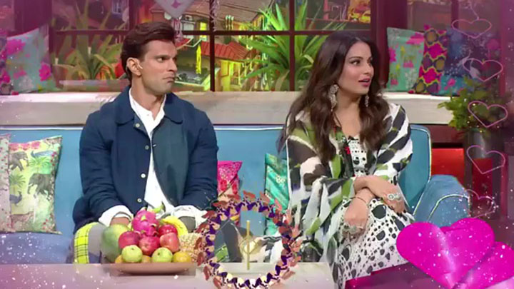 Hottest Bollywood couple Bipasha Basu and Karan Singh Grover on TKSS