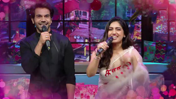 Rajkummar Rao and Bhumi Pednekar rap on “Jaan-E-Jaan Dhoondta Phir Raha” | Badhaai Do