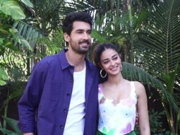 Spotted: Ananya Panday, Dhairya Karwa and Shakun Batra promoting Gehraiyaan