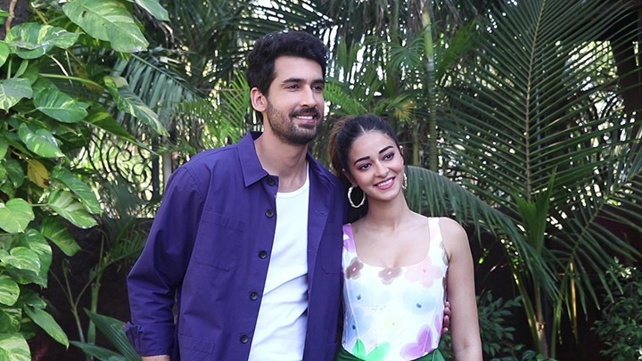 Spotted: Ananya Panday, Dhairya Karwa and Shakun Batra promoting Gehraiyaan