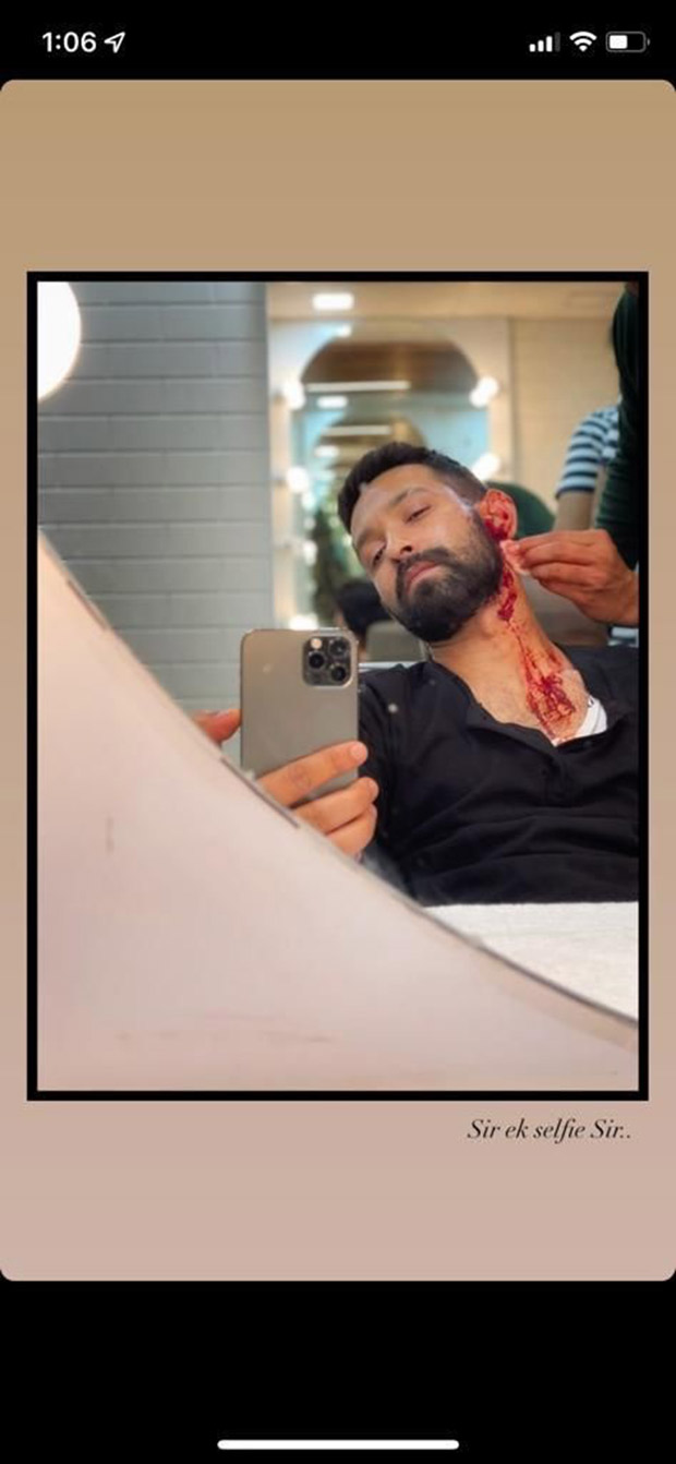 Vikrant Massey builds anticipation with a 'bloody' selfie