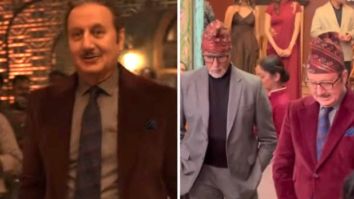 Anupam Kher celebrates his birthday on sets of Unnchai with Amitabh Bachchan, Danny Denzongpa, and Boman Irani; See photos