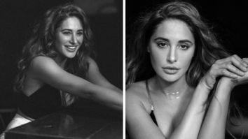 Nargis Fakhri ditches vibrant colours for plunging neckline black crop top and white pants in dreamy monochrome photoshoot