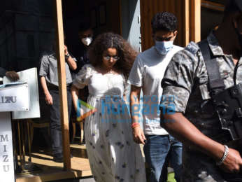 Photos: Kangana Ranaut and her brother Akshit Ranaut snapped at a restaurant in Bandra