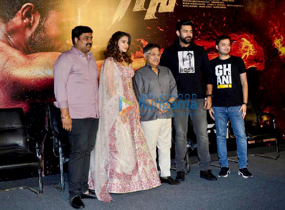 Photos: South superstar Varun Tej’s fans promote Ghani after the trailer launch