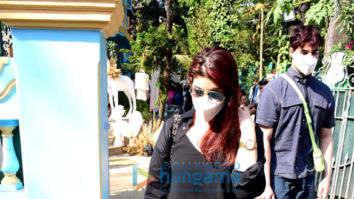 Photos: Twinkle Khanna and her son Aarav spotted together in Bandra