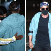 Shah Rukh Khan greets airport security with folded hands, hugs his driver as he leaves Mumbai days after launching Pathaan teaser 