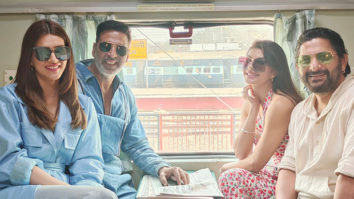 Akshay Kumar gives a peek into his train journey with Bachchhan Paandey co-stars Kriti Sanon, Arshad Warsi and Jacqueline Fernandez