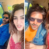 Shehzada stars Kartik Aaryan and Kriti Sanon give a peek into their hilarious car conversation; watch
