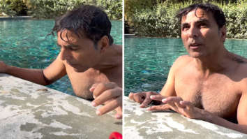 Akshay Kumar saves a dragonfly while swimming in the pool; Twinkle Khanna praises him