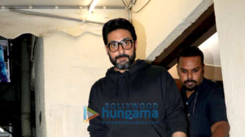 Photos: Abhishek Bachchan, Yami Gautam Dhar, Nimrat Kaur and others snapped at Juhu PVR for Dasvi