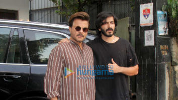 Photos: Anil Kapoor and Harsh Varrdhan Kapoor spotted promoting the film Thar at Mehboob studio