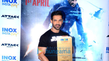 Photos: John Abraham snapped at the launch of INOX Insta Pay in Goregaon