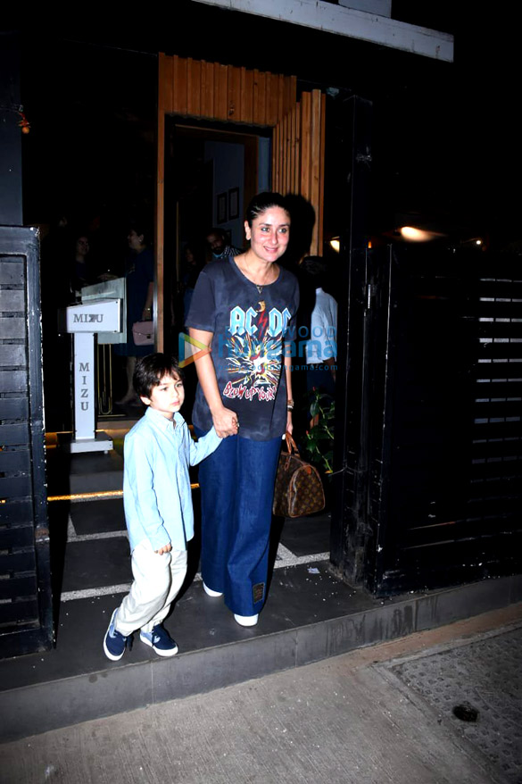 Photos: Kareena Kapoor Khan, Taimur Ali Khan, Malaika Arora and others snapped at Mizu in Bandra Photos: Kareena Kapoor Khan, Taimur Ali Khan, Malaika Arora and others snapped at Mizu in Bandra