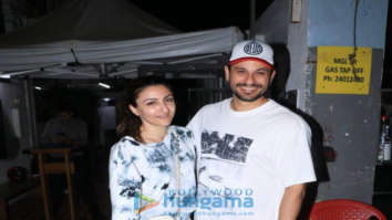 Photos: Kunal Kemmu and Soha Ali Khan snapped at Izumi restaurant in Bandra