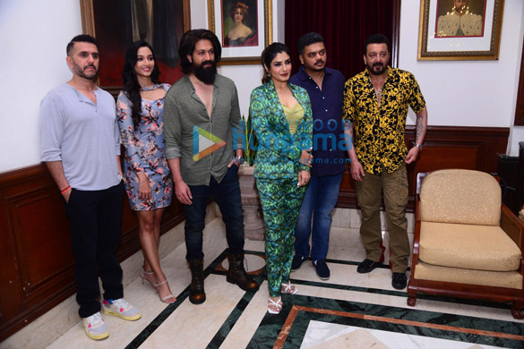 Photos: Yash, Sanjay Dutt, Raveena Tandon, Srinidhi Shetty and Ritesh Sidhwani promote K.G.F – Chapter 2 in Delhi