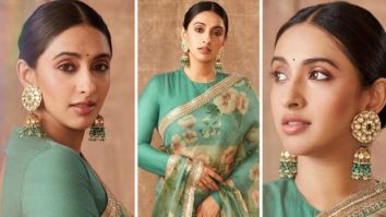 Ranbir Kapoor and Alia Bhatt Wedding: Bride’s bestie Akansha Ranjan Kapoor stuns in green floral-print saree by Sabyasachi Mukherjee