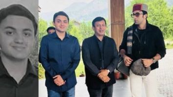 Ranbir Kapoor poses with fans in Manali, Himachal Pradesh, during the Animal shoot