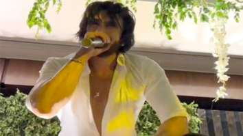 Ranveer Singh raps ‘Apna Time Aayega’ while standing on a table at Delhi wedding, watch video