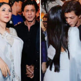 Shah Rukh Khan and Shehnaaz Gill share a warm hug as they meet each other at Baba Siddique's Iftaar party