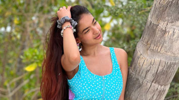 Anushka Sen sizzles in a hot blue monokini from her Maldives vacation