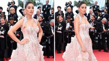 Cannes 2022: Nargis Fakhri is a vision to behold as she walks the red carpet in an embellished pink gown