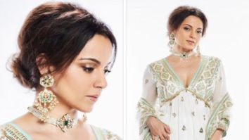 Kangana Ranaut gives major ethnic outfit goals in white gharara set worth Rs. 46,999 at Arpita Khan-Aayush Sharma’s Eid celebrations